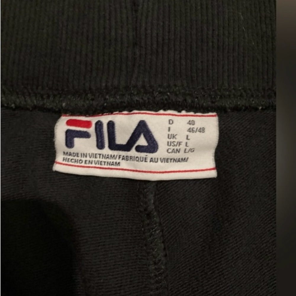 Fila Black Sweatpants Joggers Women’s Size L - Picture 4 of 11